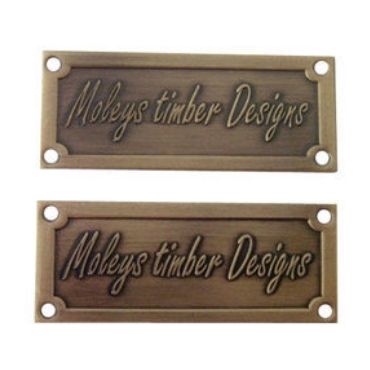 Decorative Metal Nameplate