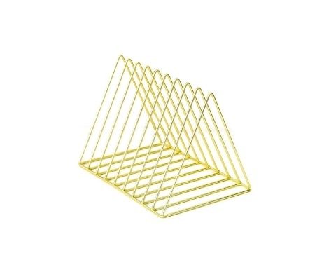 Triangle-Shaped Metal Bookstand