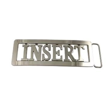 Custom Metal Belt Buckle Nameplate