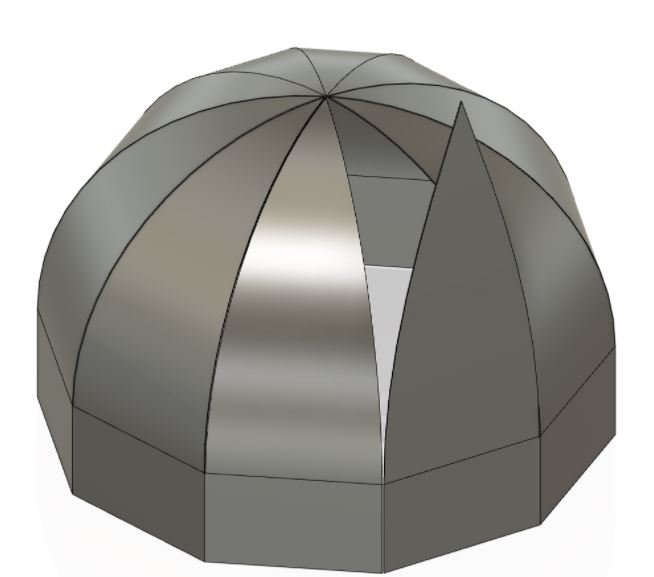 One Of The Designs You Can Choose For Your Sheet Metal Dome