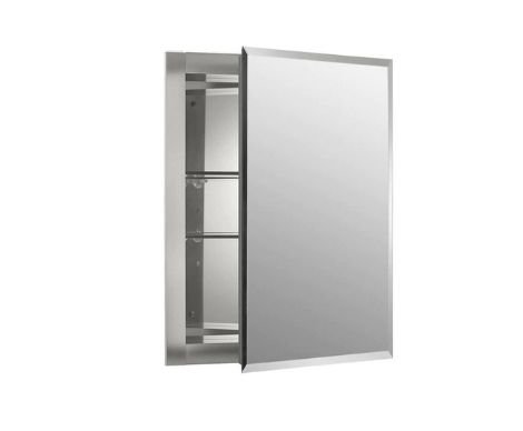 Metal Medicine Cabinet with Multiple Internal Shelves