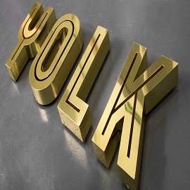 Custom Metal Letters for Signages