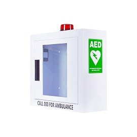 Galvanized Metal Defibrillator Cabinets