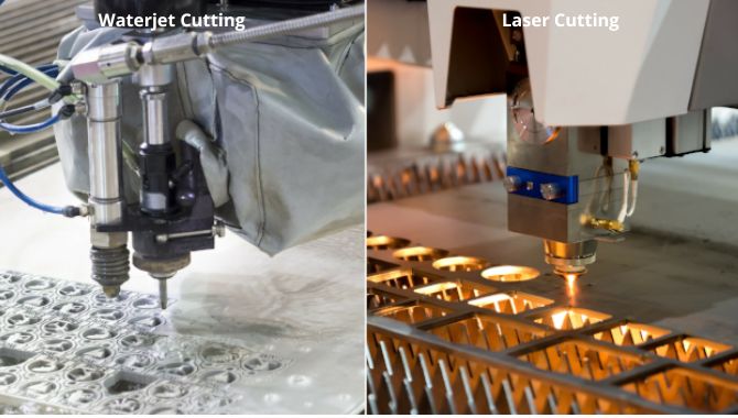 Waterjet Cutting Vs. Laser Cutting