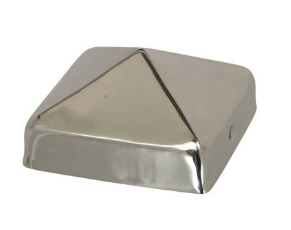 Stainless steel post cap