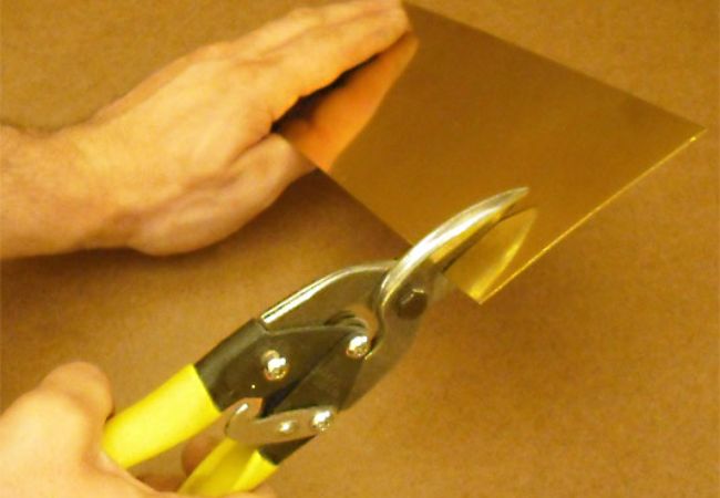 Cutting Bronze Sheet Metal