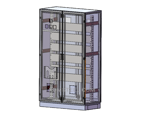 Double Door Enclosure With File Pocket