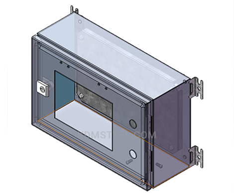 Carbon Steel Enclosure with Window