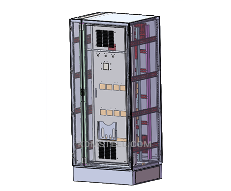 Free Standing Electrical Control Enclosure With File Pocket