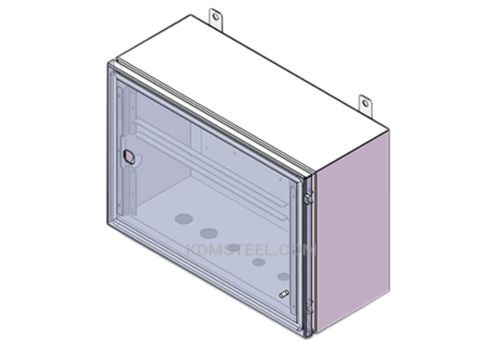 A 3D drawing of NEMA 1 Electrical Enclosure