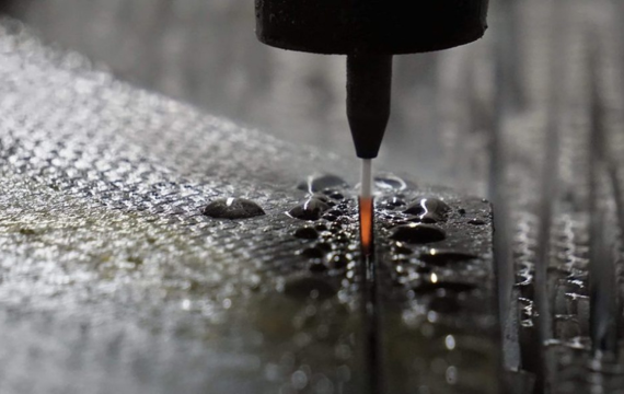 Carbon Fiber Waterjet Cutting