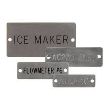 Custom Engraved Stainless Steel Nameplates