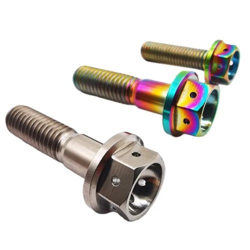 Gr5 M6 Flange Titanium Motorcycle Bolts