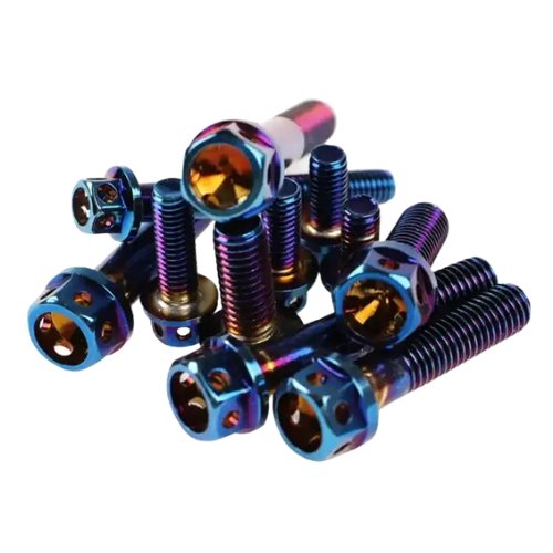 Titanium Torx Flange Hex Disc Brake Bolts